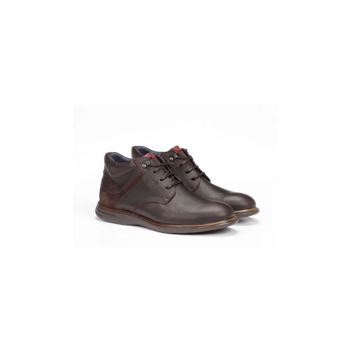 Bota Fluchos ligera hombre marrón cordones F0336