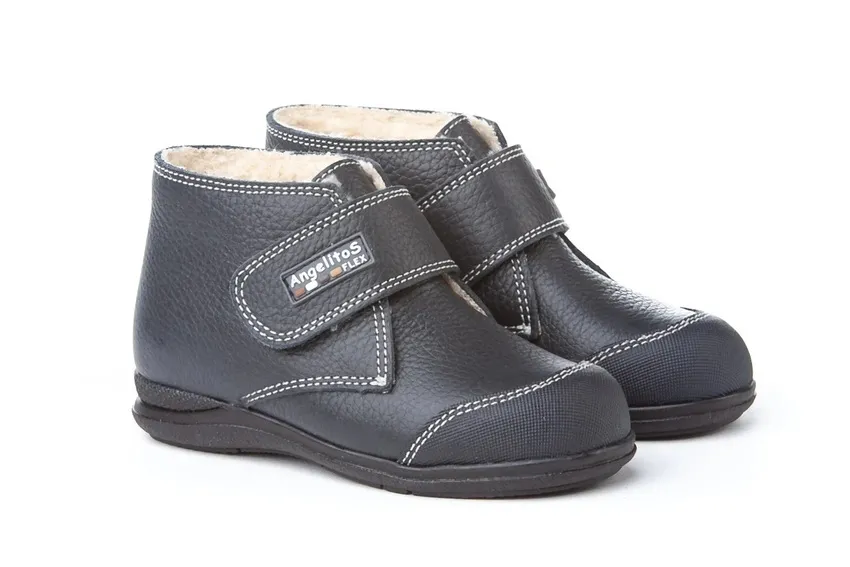 BOTA VELCRO ANGELITOS 410 MARINO