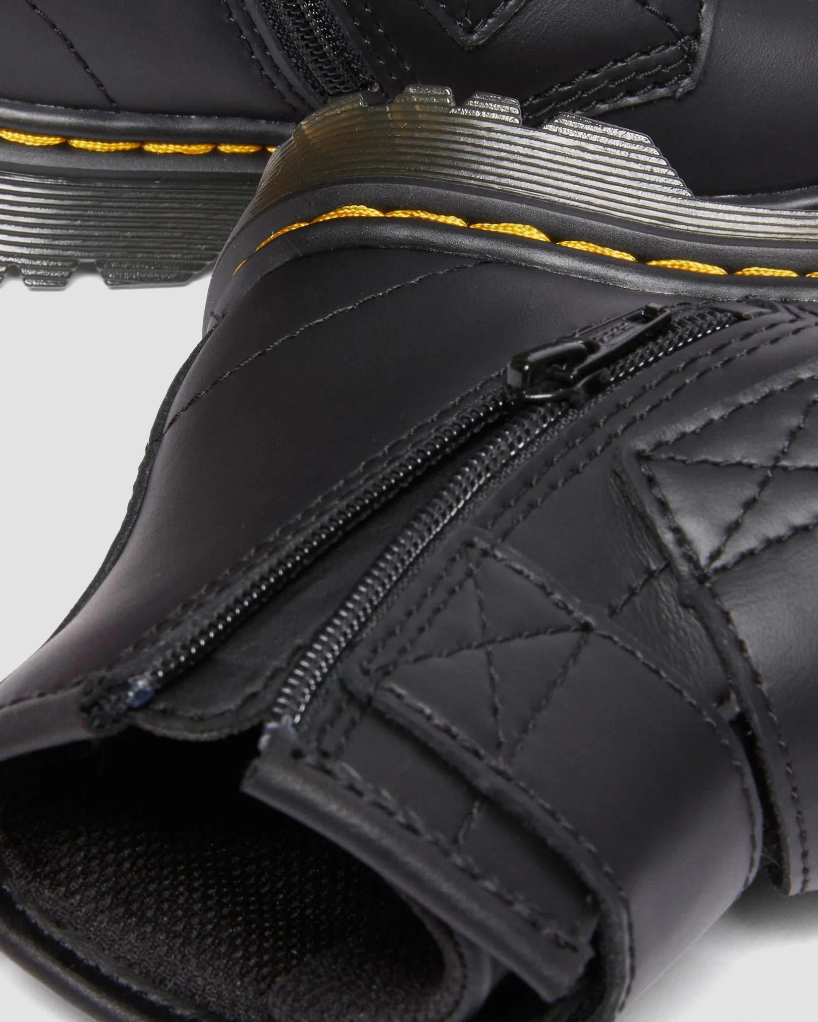 Botas 1460 para niños de piel con correa con velcro