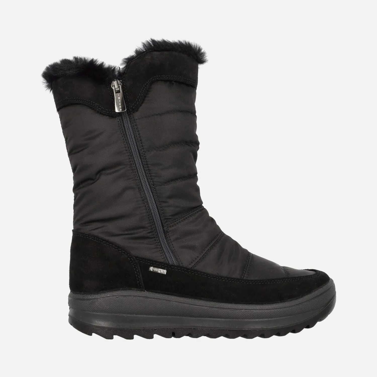 BOTAS BAJAS DE GORETEX EN TEJIDO NYLON Y PIEL SERRAJE