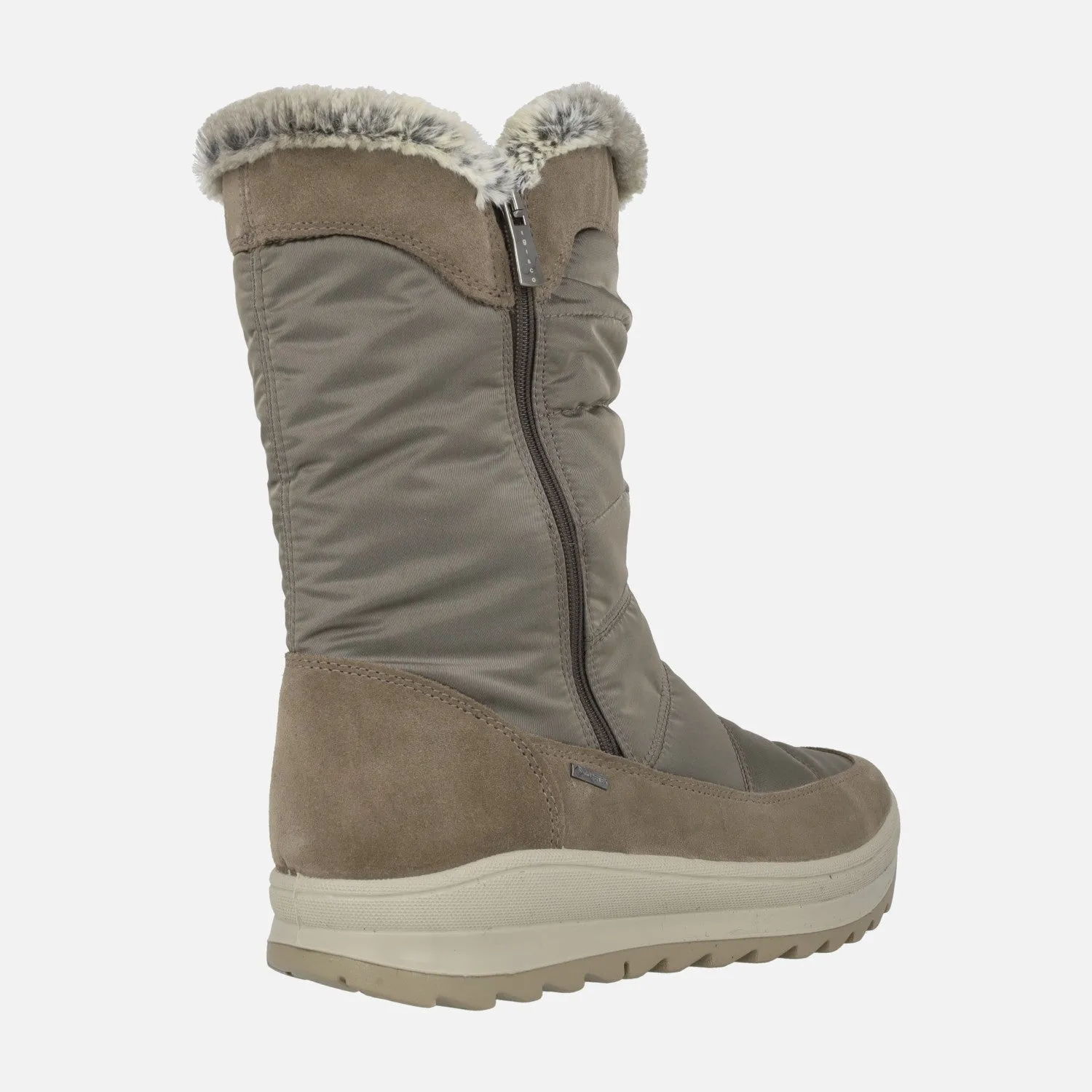 BOTAS BAJAS DE GORETEX EN TEJIDO NYLON Y PIEL SERRAJE