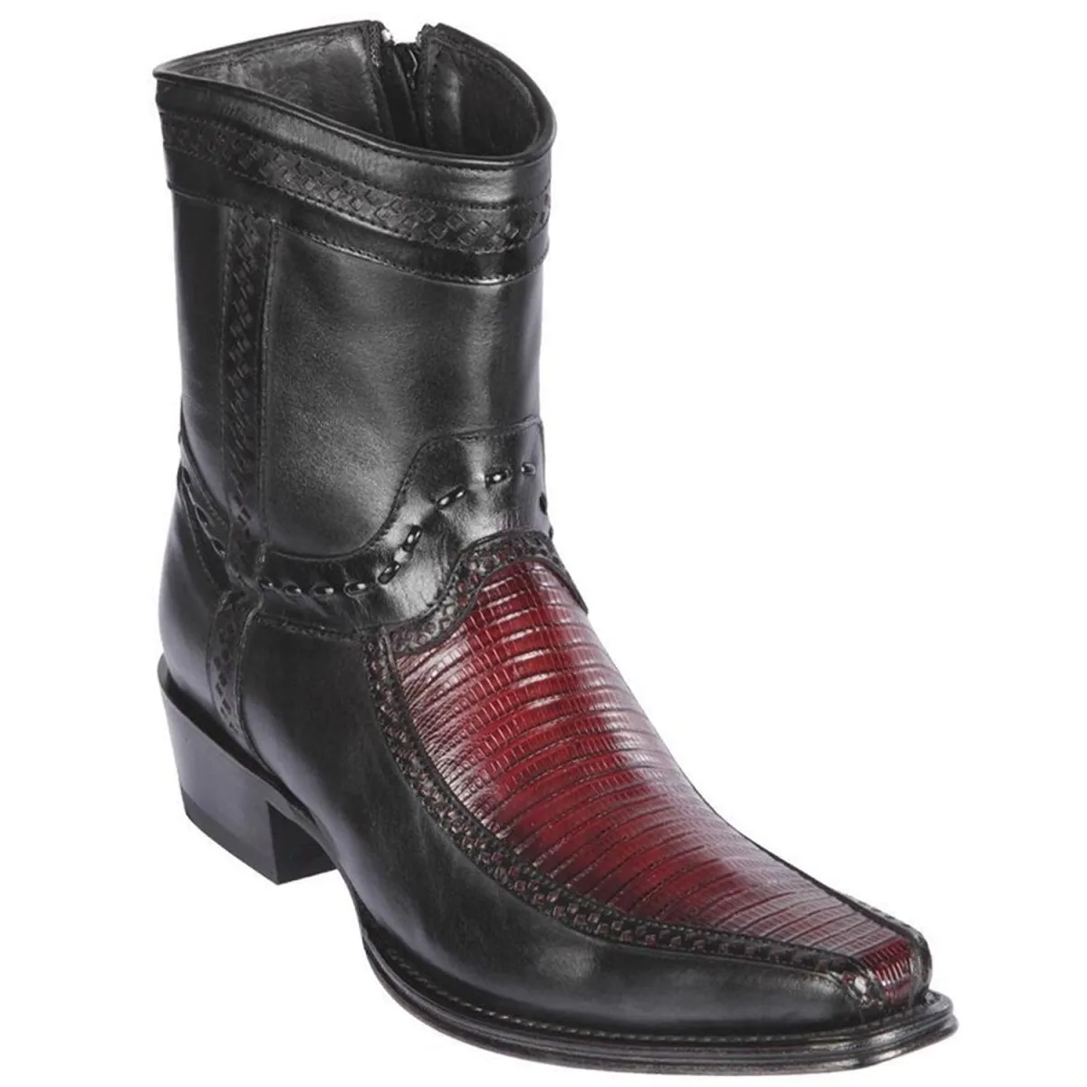 BOTAS DE ARMADILLO CON VENADO PUNTA EUROPEA LAB76BF0743