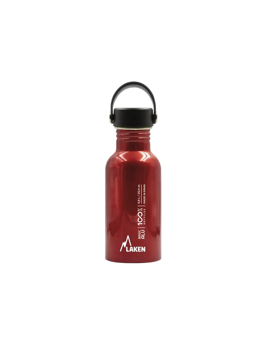 Botella basic Laken Aluminio 0,60 l T.Oasis Rojo
