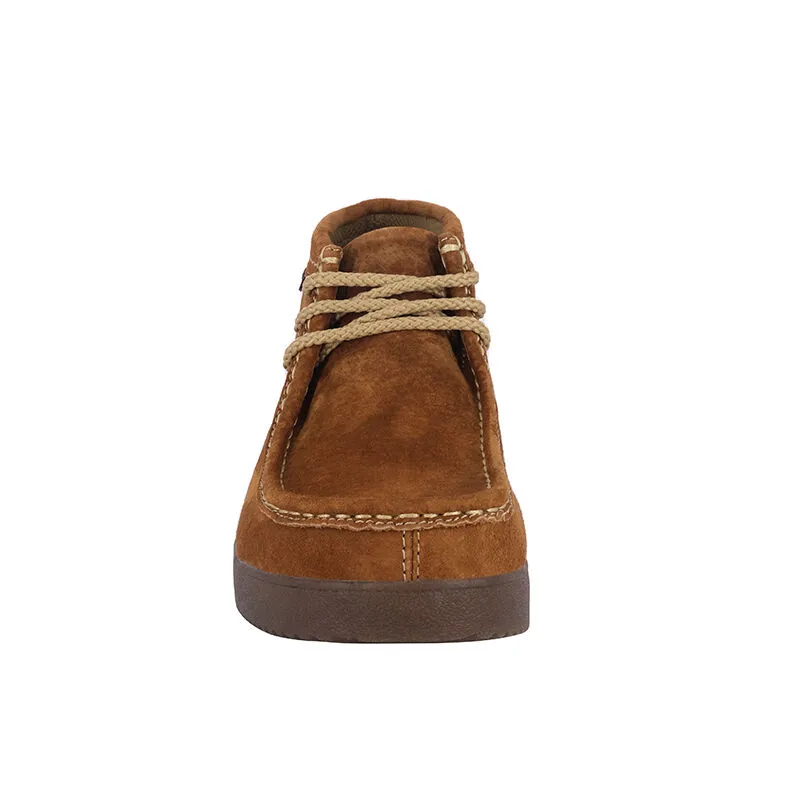 Botin De Cuero Campos Caramelo London Adixt