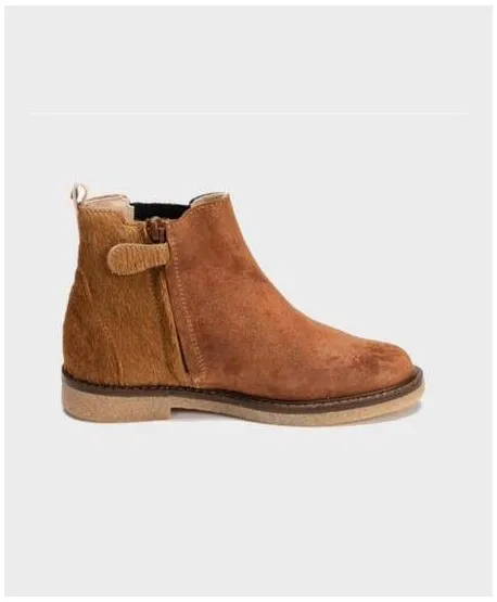 Botines MANUELA DE JUAN Cognac Niña