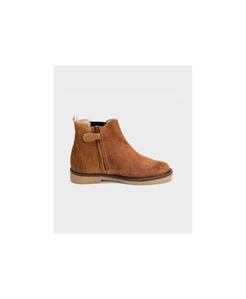 Botines MANUELA DE JUAN Cognac Niña