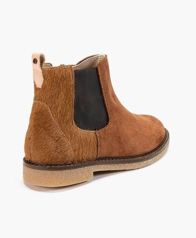 Botines MANUELA DE JUAN Cognac Niña