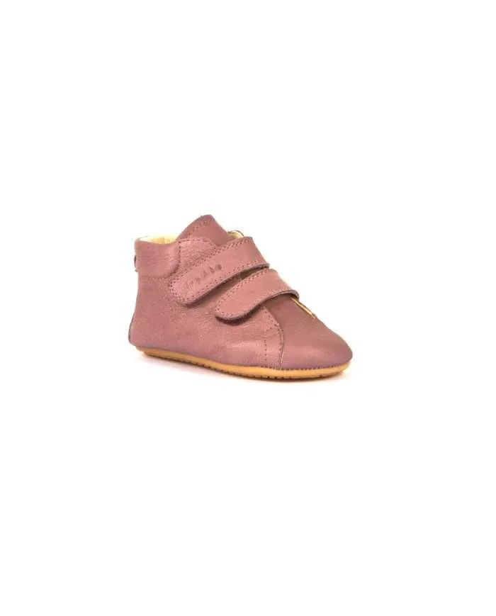 Botín Froddo Prewalkers doble velcro color Nude