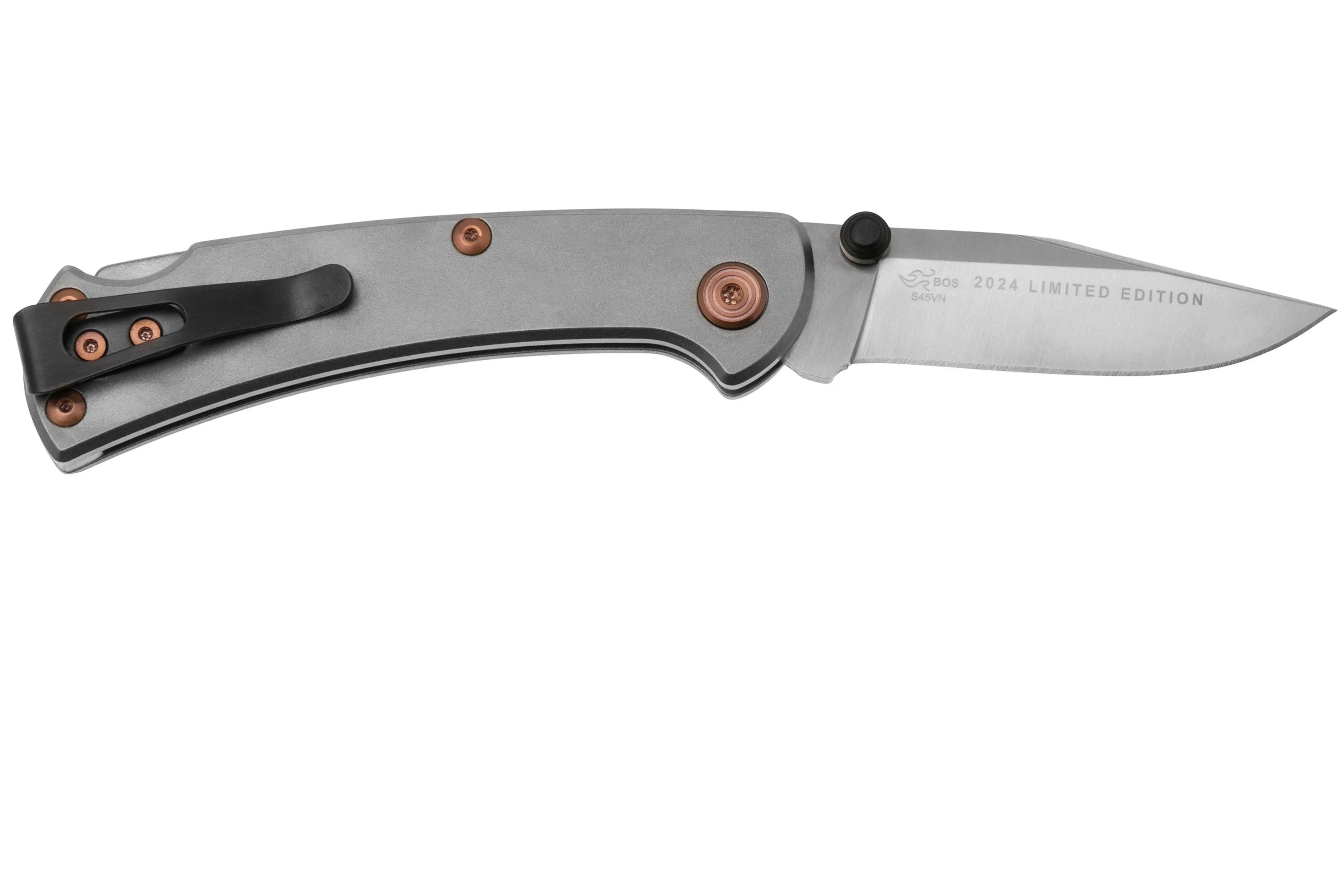 Buck 112 Slim Pro TRX 2024 Legacy Collection 0112GYSLE, CPM S45VN, Titanium, Copper PVD, navaja Limited Edition
