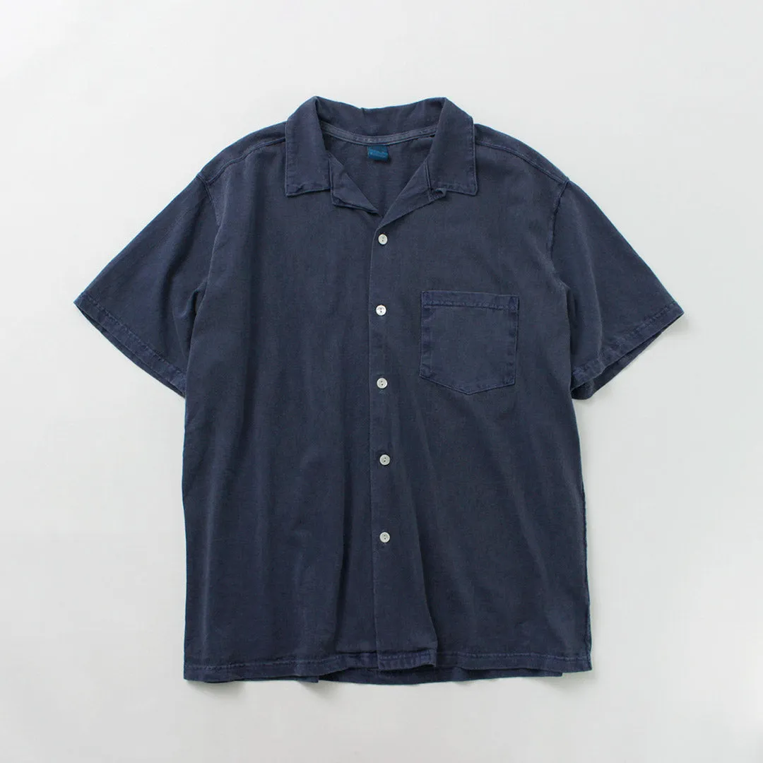 BUENA CAMISA DE CULLAR ABIERTO EN / MANAVA CORTA