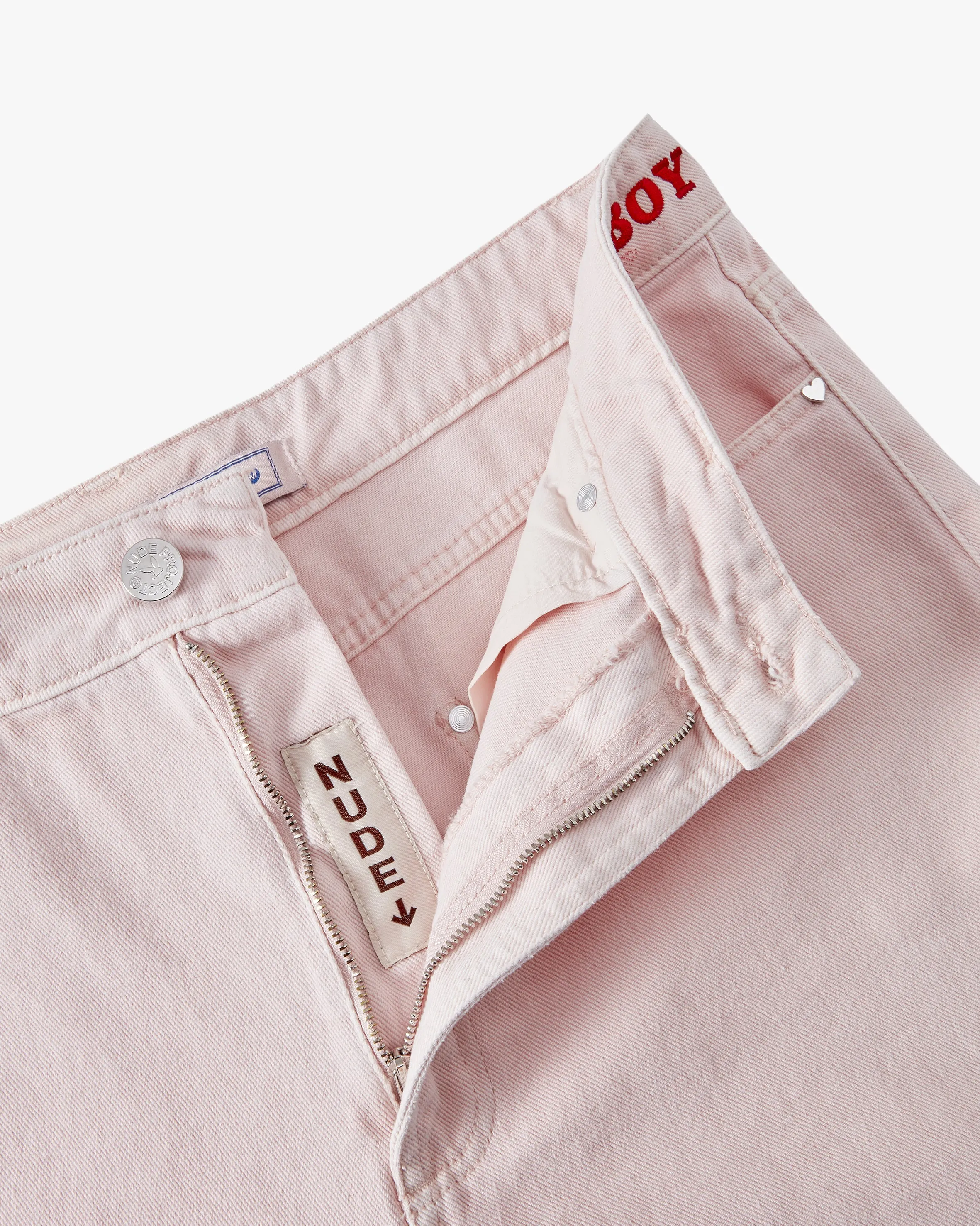 BUNNY DENIM SHORT PINK
