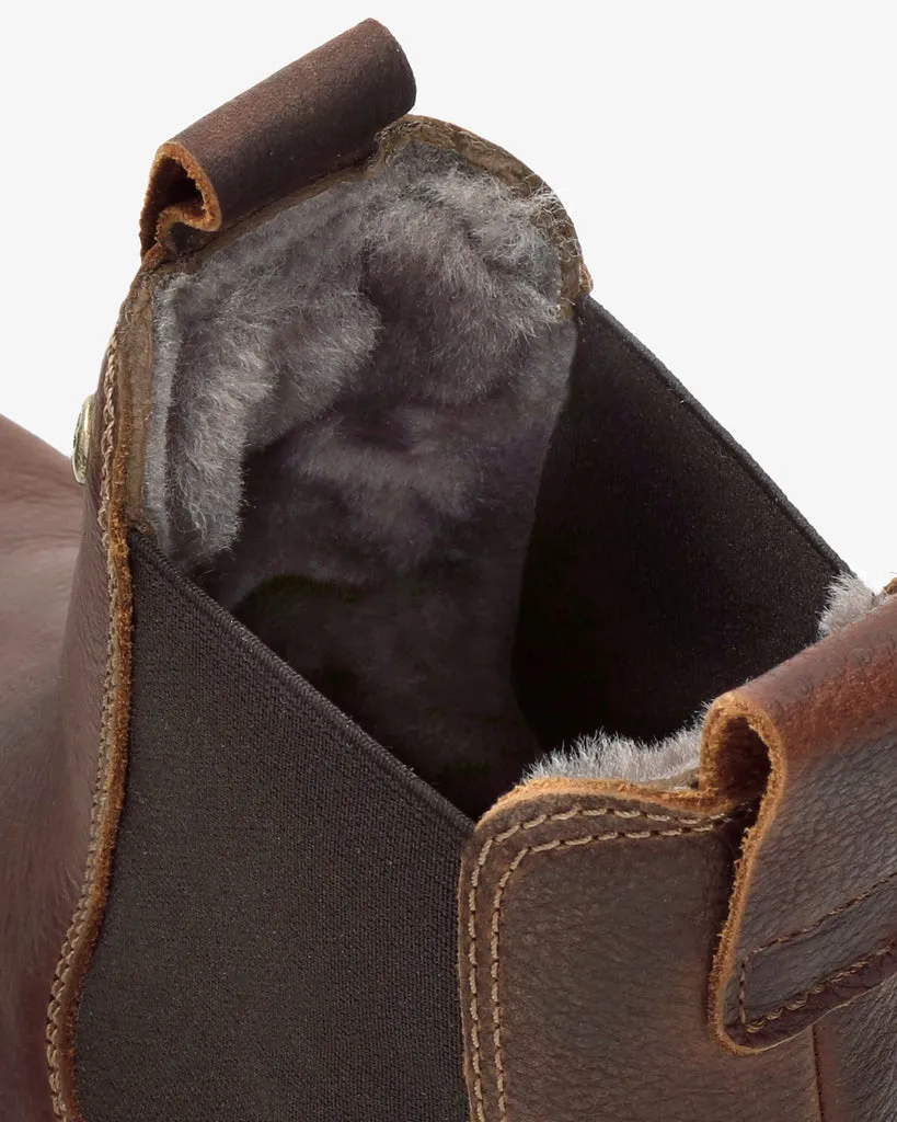 Burton Igloo C5 Botines de piel con forro interior de pelo natural.