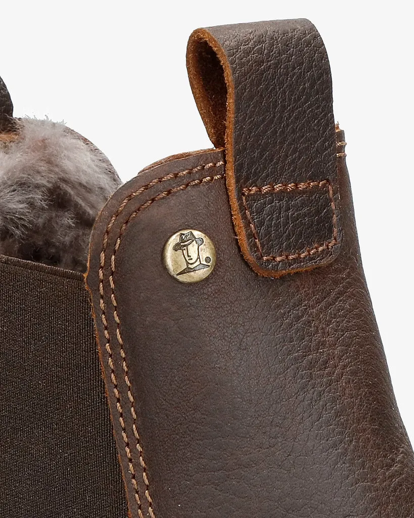 Burton Igloo C5 Botines de piel con forro interior de pelo natural.