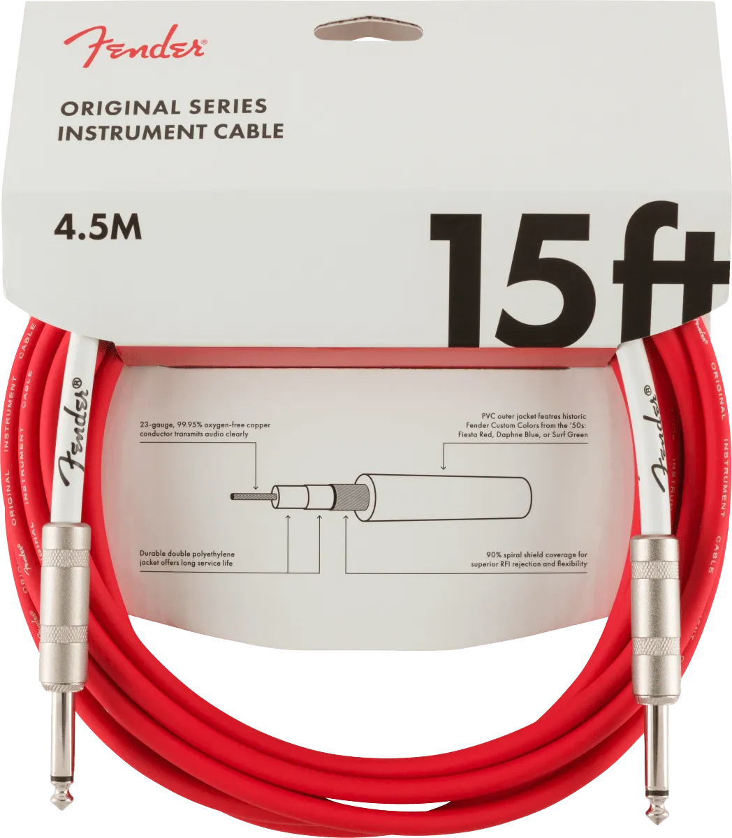 Cable Fender Rojo 15Ft 4.5M 0990515010 