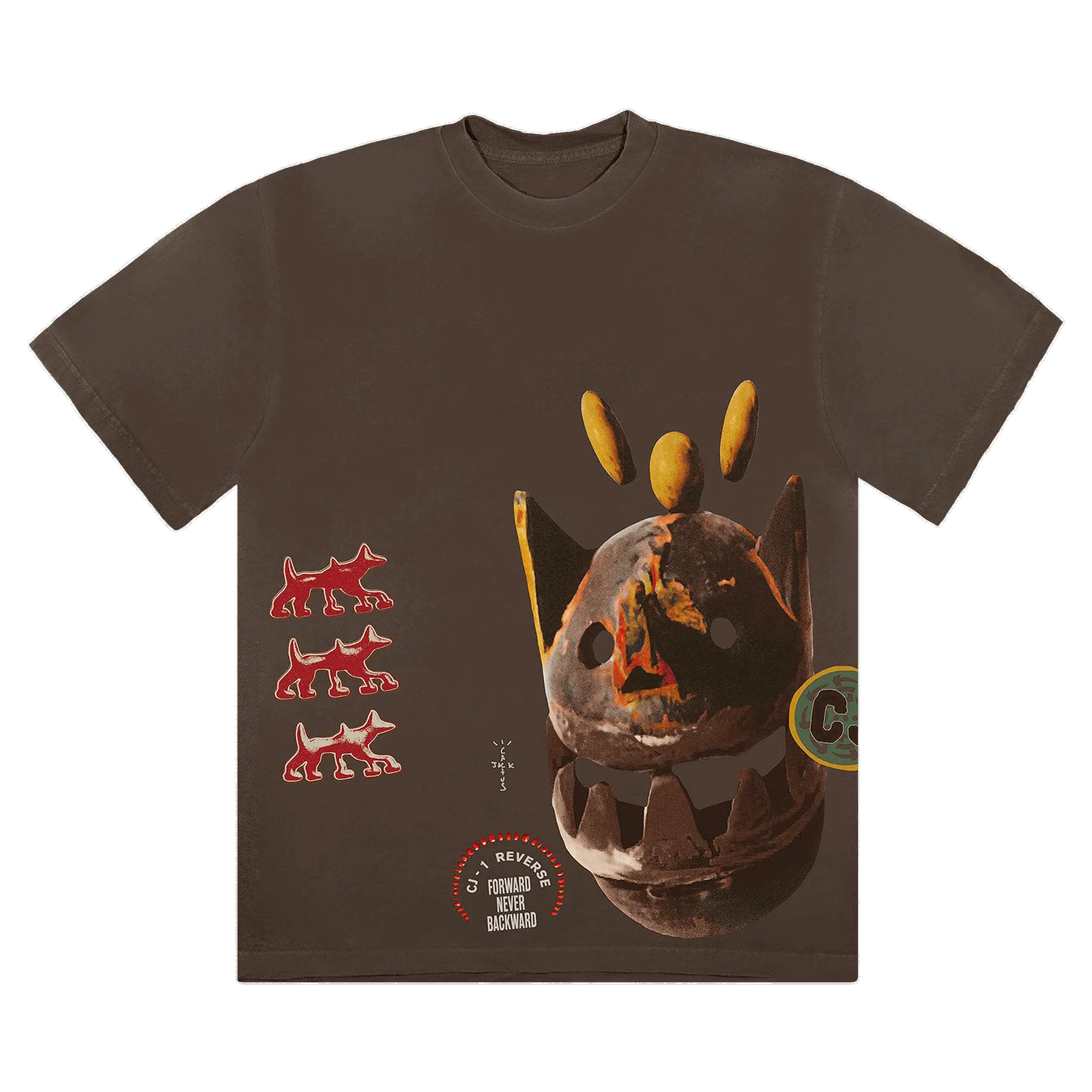 Cactus Jack by Travis Scott Never Backward Tee