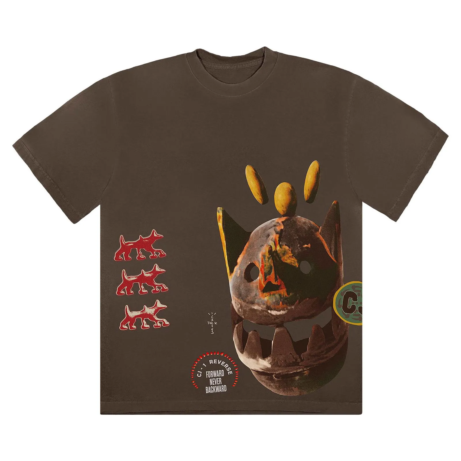 Cactus Jack by Travis Scott Never Backward Tee
