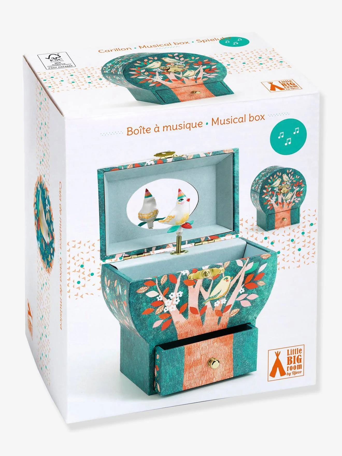 CAJA DE MúSICA áRBOL POéTICO  DJECO