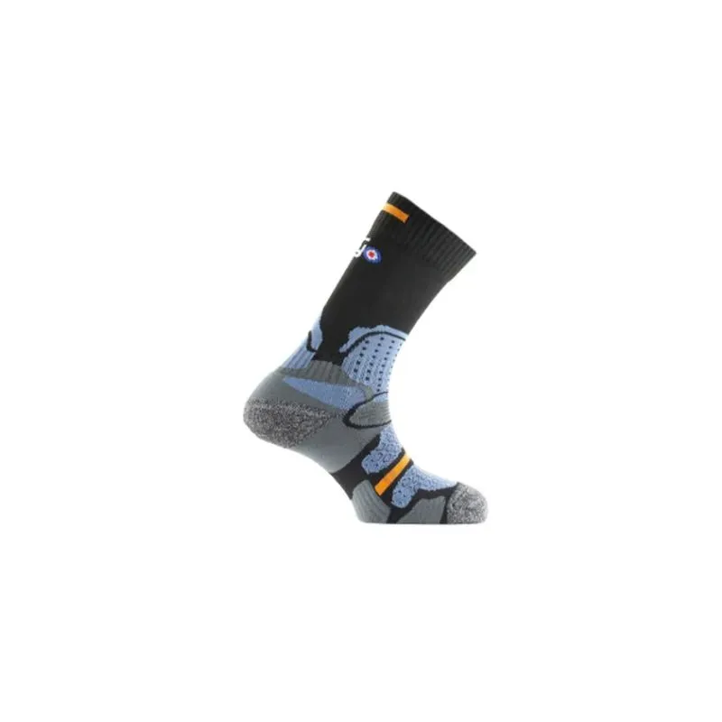 Calcetín de senderismo Thyo MI CHAUSSETTE TREK (NEGRO / AZUL)