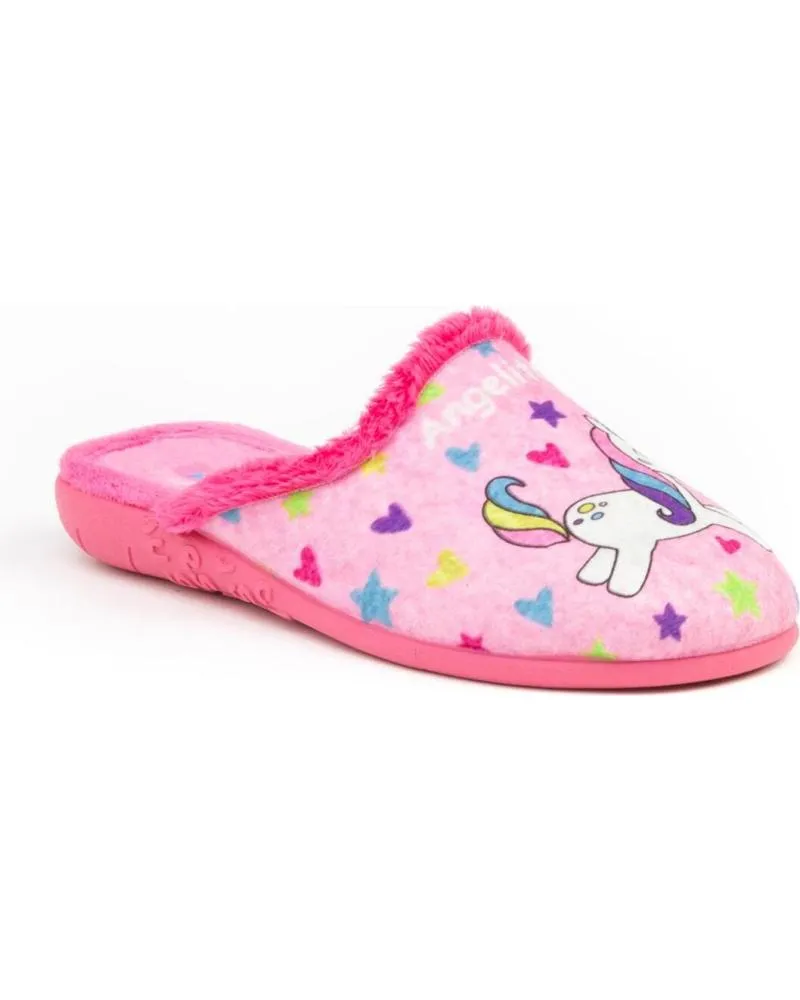 Calzado de casa de Niña ANGELITOS PANTUFLA UNICORNIO 134 ROSA