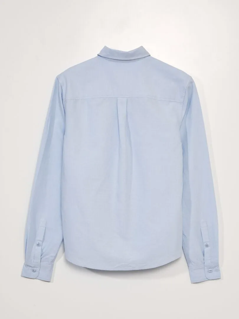 CAMISA DE CHAMBRAY  SO EASY  AZUL