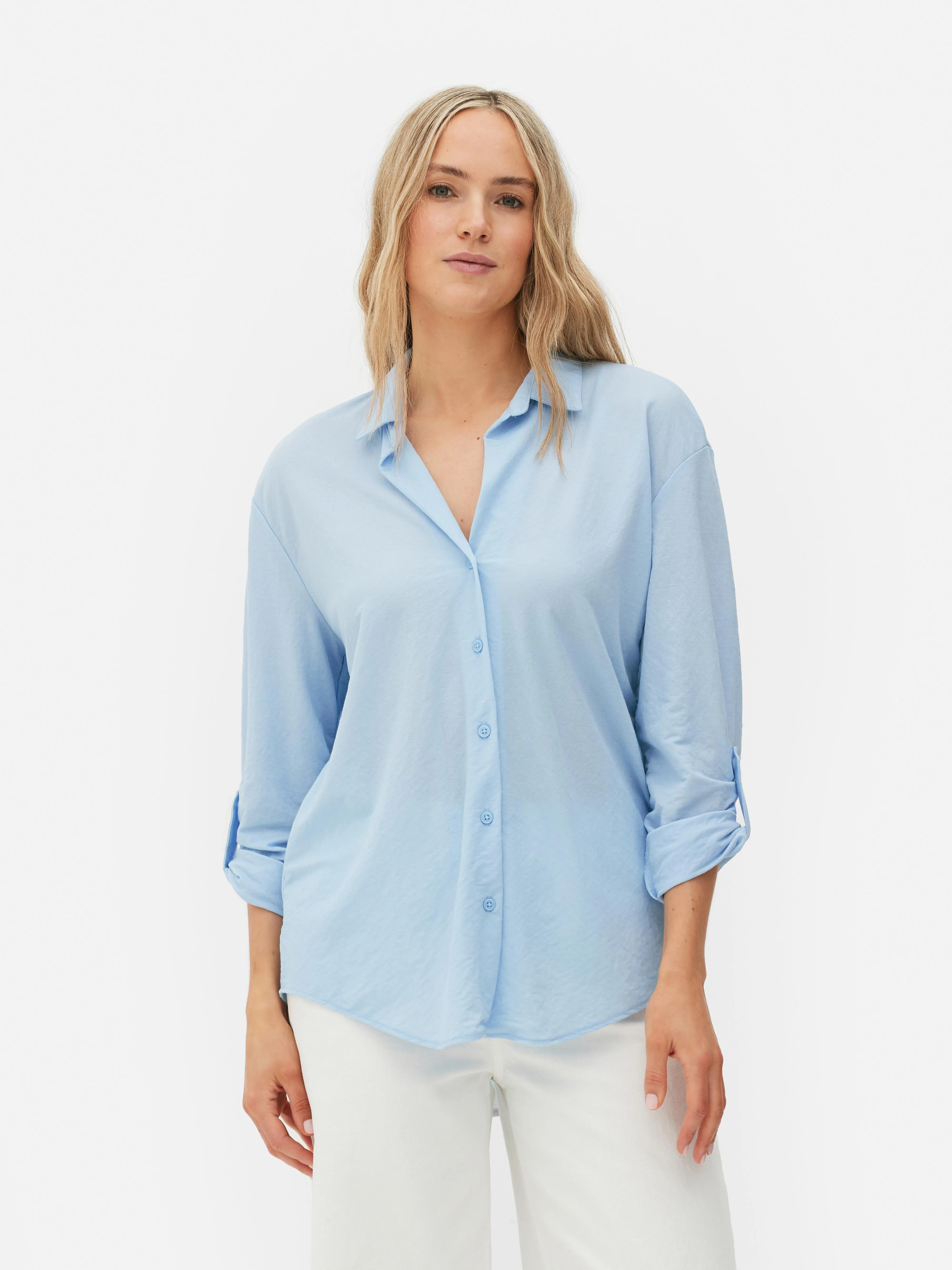 Camisa de manga larga de punto