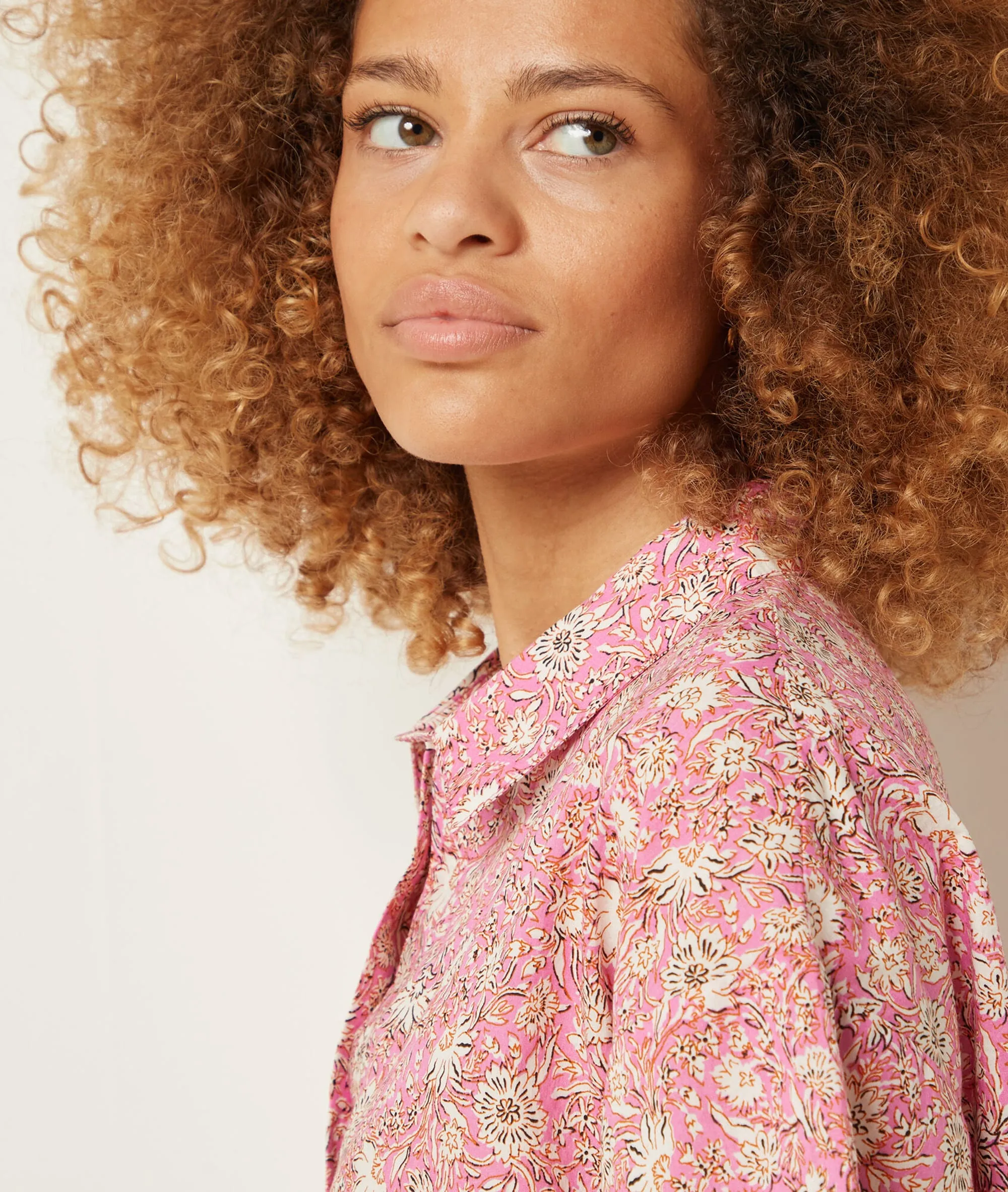 CAMISA PIJAMA ESTAMPADO FLORAL ULYANNA ROSE  ETAM
