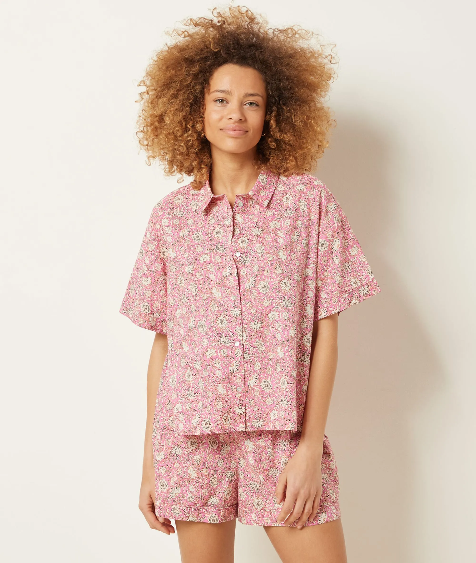 CAMISA PIJAMA ESTAMPADO FLORAL ULYANNA ROSE  ETAM