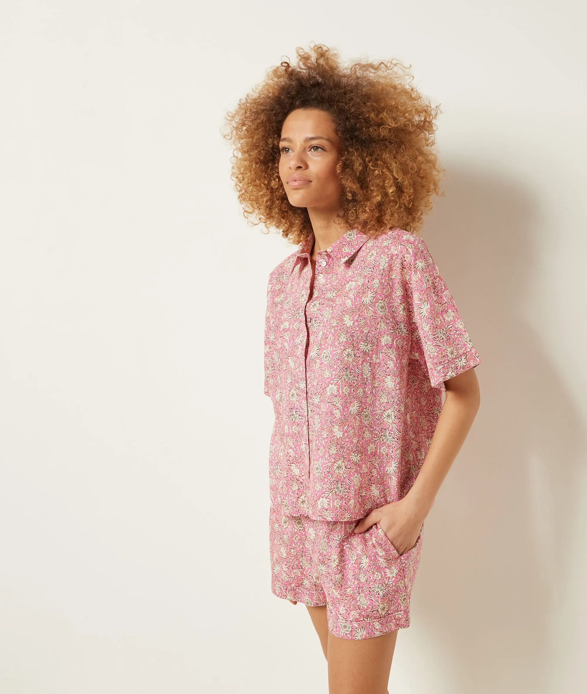 CAMISA PIJAMA ESTAMPADO FLORAL ULYANNA ROSE  ETAM