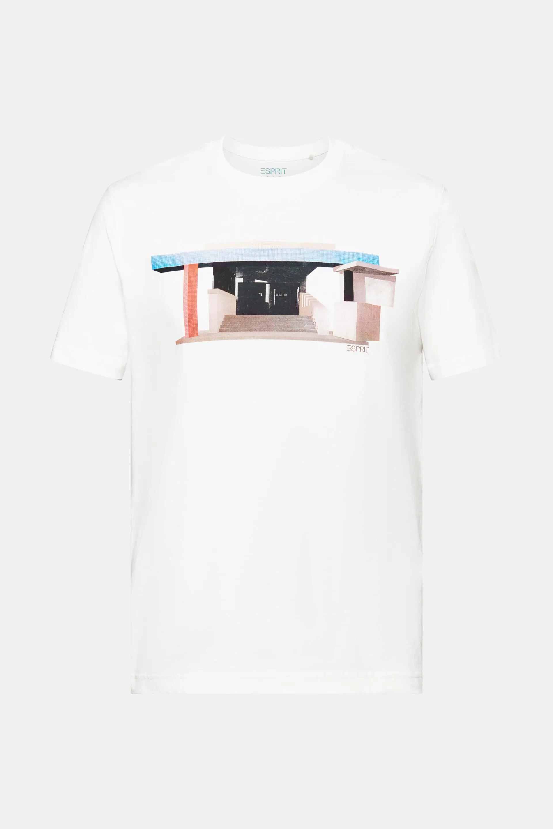 Camiseta con estampado geométrico