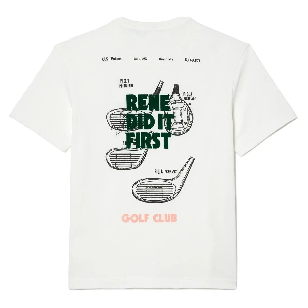  CAMISETA CON ESTAMPADO 'RENE DID IT FIRST'