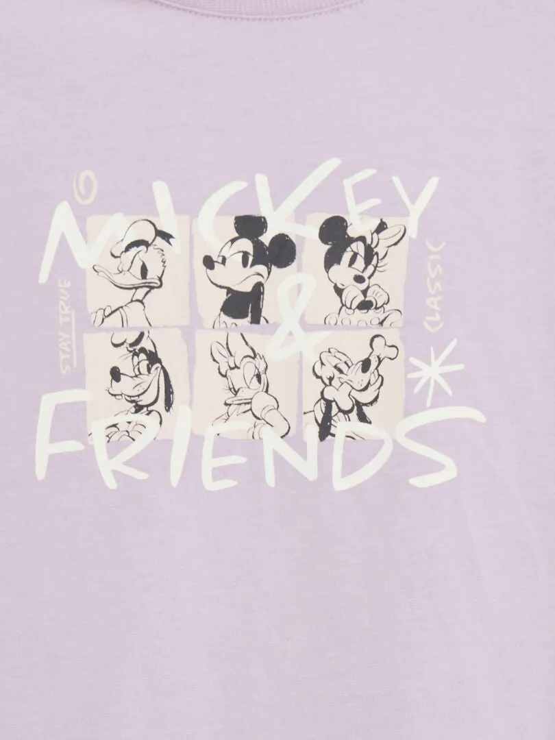 CAMISETA DE ALGODóN 'DISNEY'  PURPURA