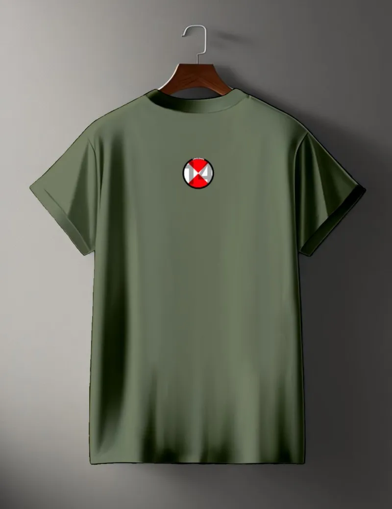 Camiseta de hombre NEVER GIVE kaki