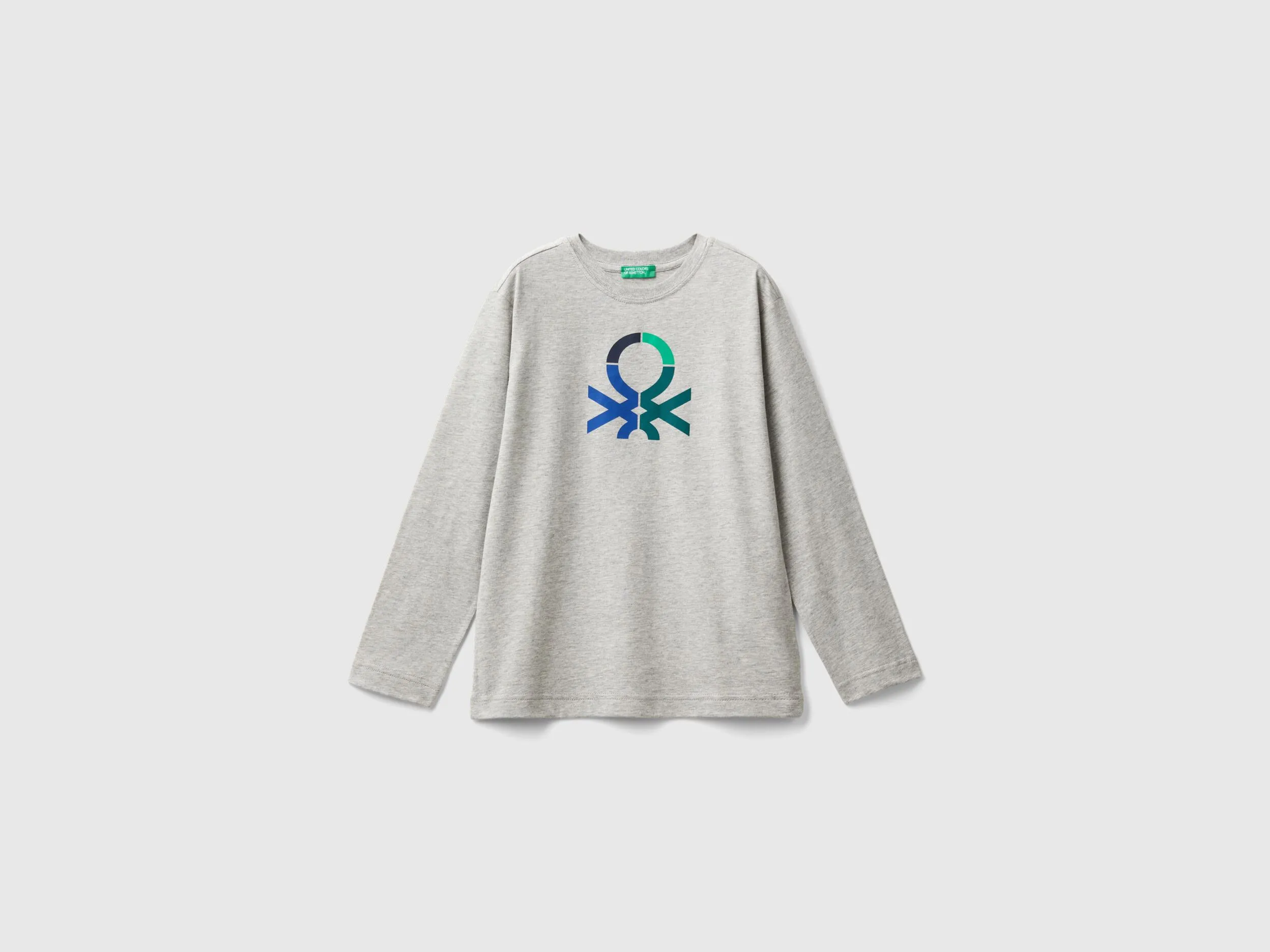 Camiseta de manga larga de 100 % algodón orgánico