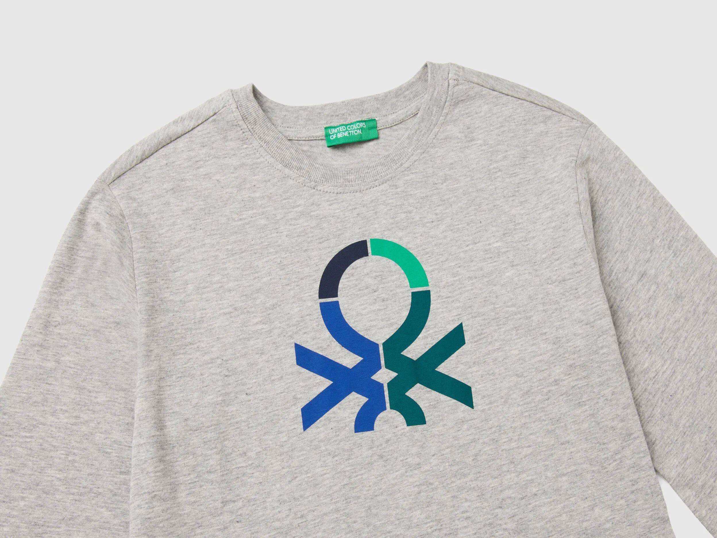 Camiseta de manga larga de 100 % algodón orgánico