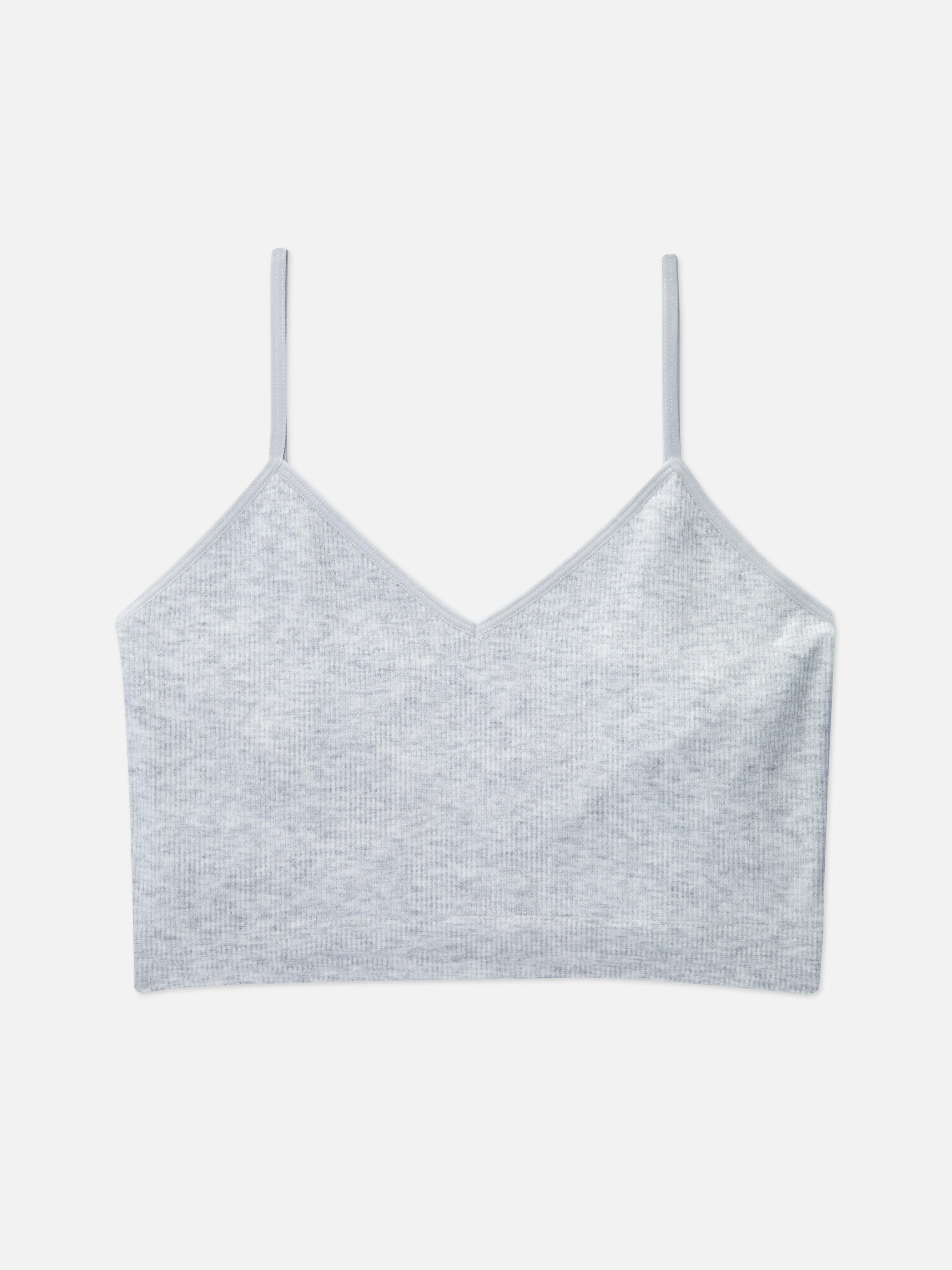 Camiseta de pijama corta acanalada de tirantes