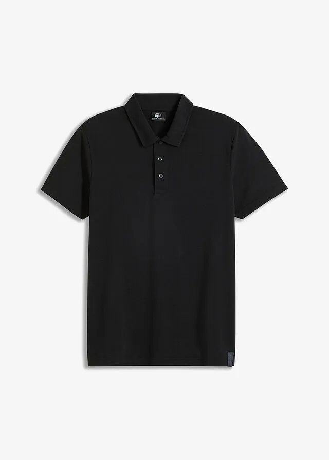 Camiseta de tipo polo Negro