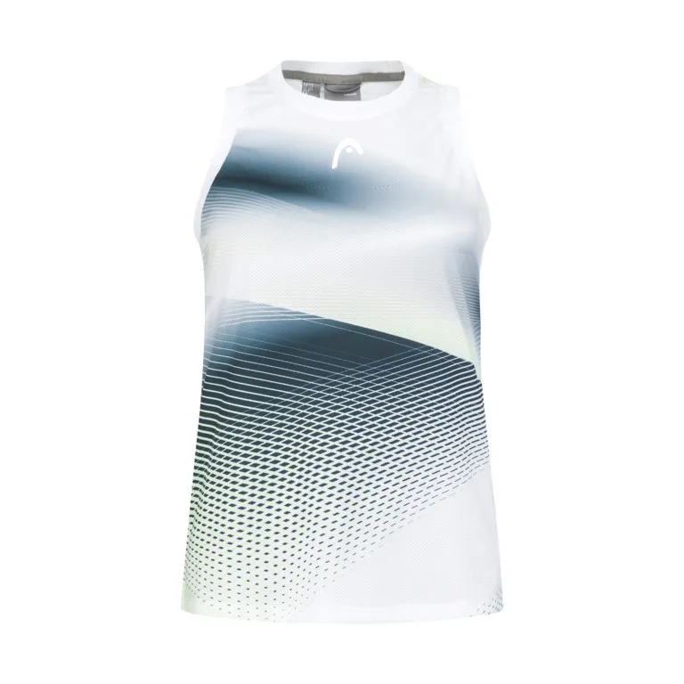 Camiseta Head Performance Blanco Print Mujer | Head