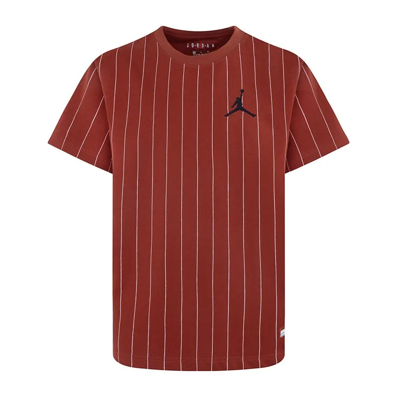 CAMISETA JORDAN MVP PINSTRIP TEE ROJA