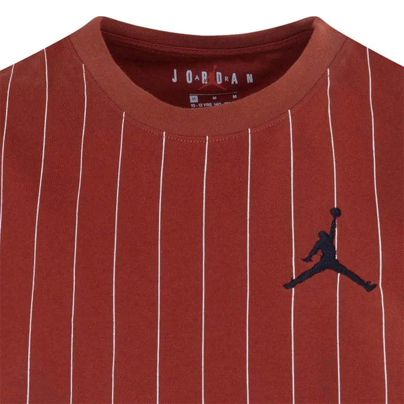 CAMISETA JORDAN MVP PINSTRIP TEE ROJA