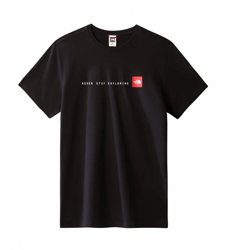 Camiseta M S/S Never Stop Exploring negro