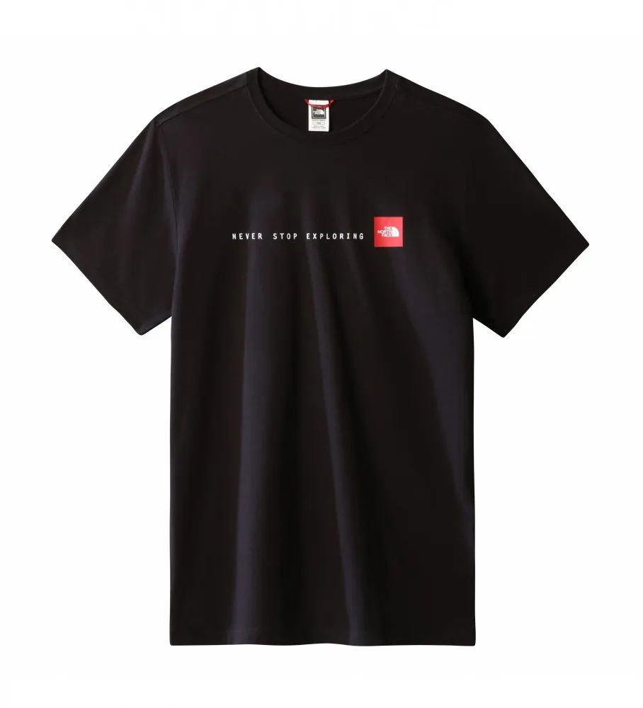 Camiseta M S/S Never Stop Exploring negro