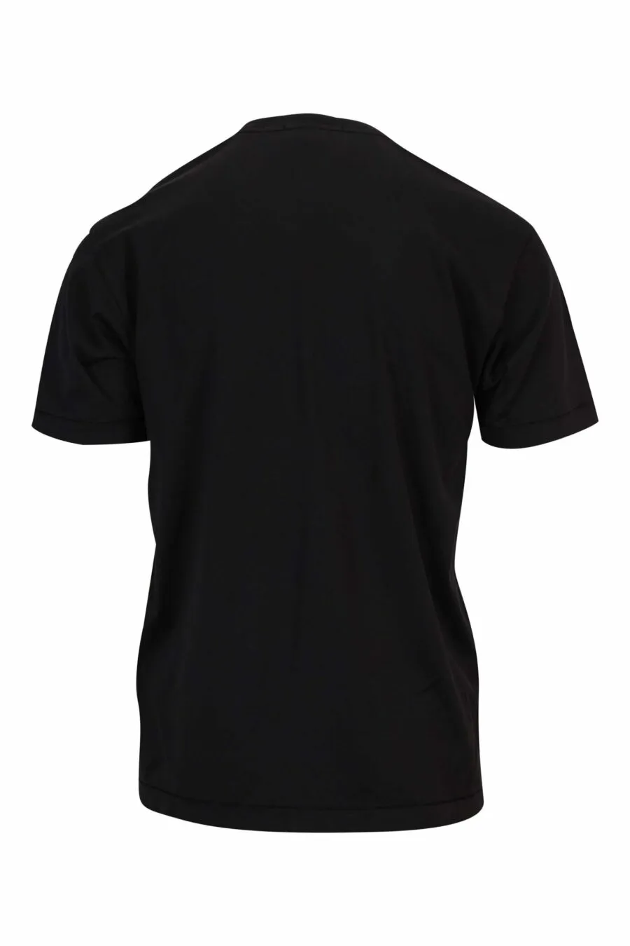 Camiseta negra con minilogo parche brújula