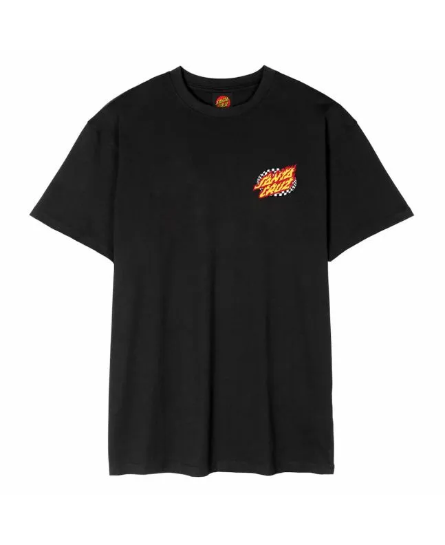 Camiseta Santa Cruz Goal Flame Negra