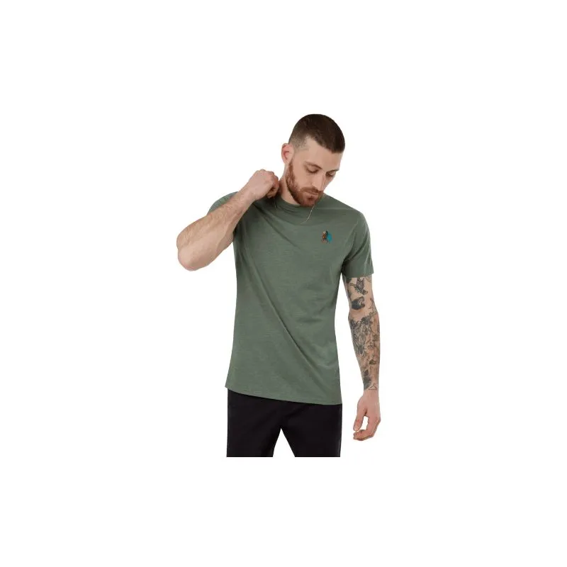 CAMISETA TENTREE SASQUATCH TSHIRT (DARK SAGE HEATHER/RUBBER) HOMBRE