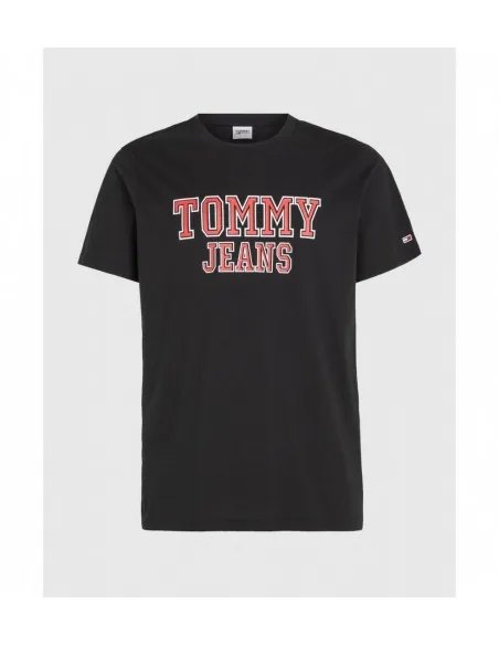 Camiseta Tommy Hilfiger Hombre Negra | eCOOL