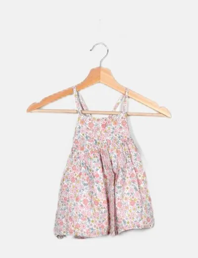 C&A Vestido rosa estampado floral