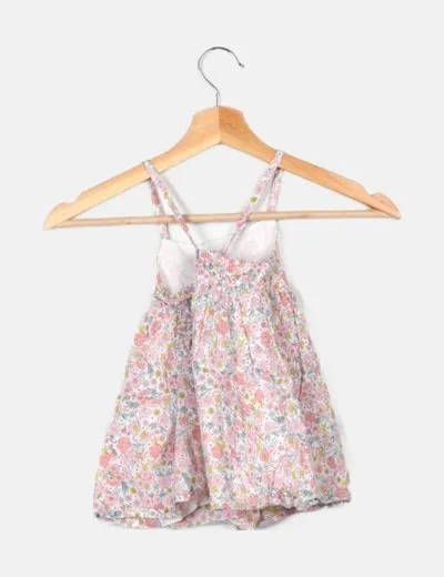 C&A Vestido rosa estampado floral