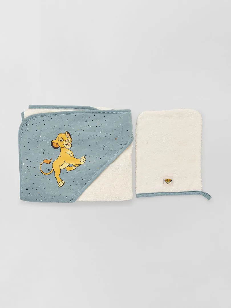CAPA DE BAñO + MANOPLA  SIMBA