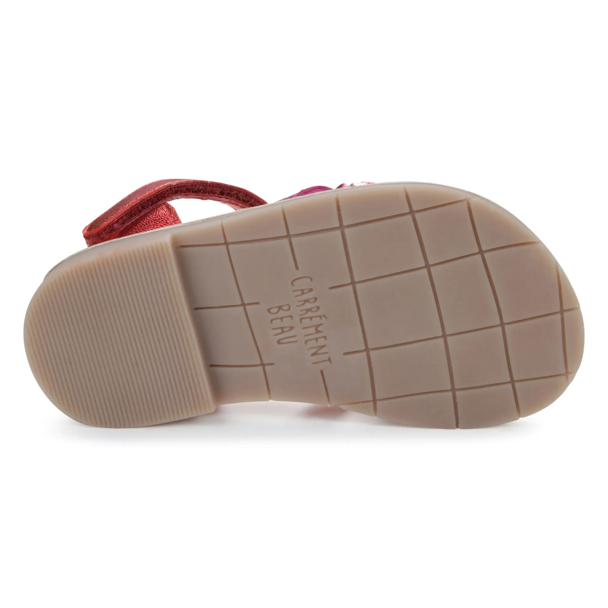 CARREMENT BEAU Sandalias de piel y velcro
