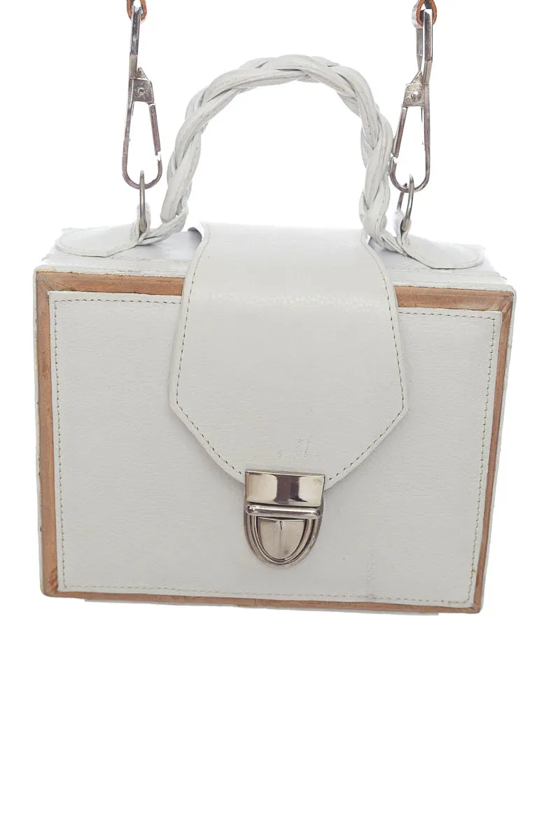 CARTERA / BOLSO / MONEDERO COLOR BLANCO  PATRICIA DíAZ